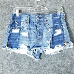 American eagle vintage Hi-Rise Festival Women's Jeans Shorts size 6